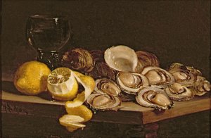 Studie van Oesters, 1884 door William Hughes