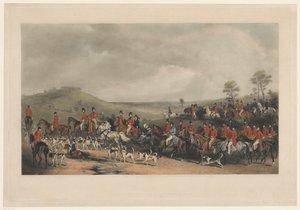 The Melton Hunt naar J. Grant door William Humphrys