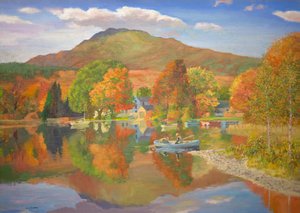Vissen in Schotland door William Ireland