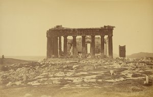 Parthenon, oosters gezicht. door William J. Stillman