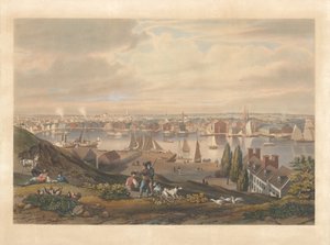 Baltimore vanaf Federal Hill door William James Bennett