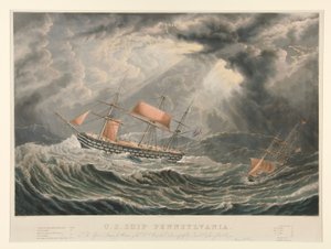 U.S. Ship Pennsylvania door William James Bennett