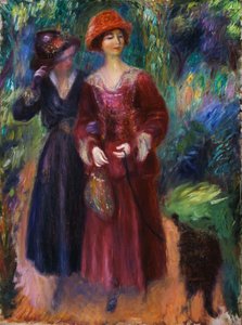 Een Wandeling in het Park door William James Glackens
