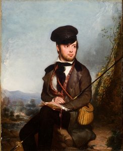 De visser (Portret van Charles Lanman) 1846