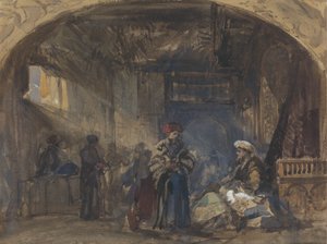 Cairo Bazaar door William James Muller