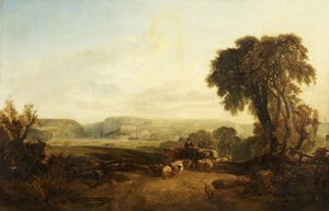 Clifton vanaf Ashton Meadows, mogelijk 1833