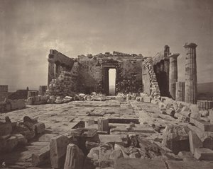 De Akropolis van Athene, plaat 14,1869/1870 (foto)