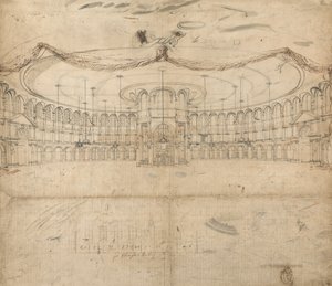 Ontwerp voor de Rotunda, Ranelagh Gardens door William John Newton
