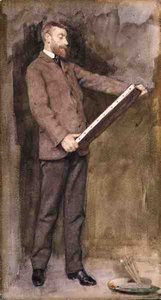 Portret van Norman Garstin (1847-1926) c.1882 door William John Wainwright