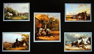 De landbouwseizoenen, set van vijf
