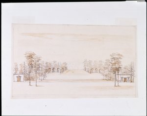 Perspectiefontwerp voor een nieuwe Oranjerie