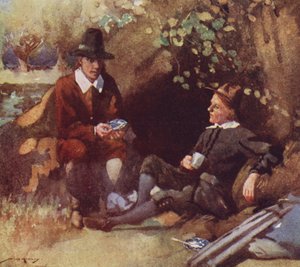 Illustratie voor De Volmaakte Visser door Izaak Walton