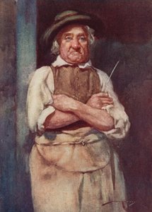 Illustratie voor The Deserted Village door Oliver Goldsmith door William Lee Hankey
