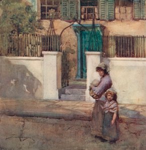 Illustratie voor Het Verlaten Dorp door Oliver Goldsmith