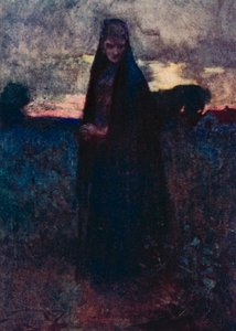 Illustratie voor The Deserted Village door Oliver Goldsmith door William Lee Hankey