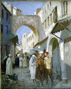 Marokkaanse Straatscène (Tetuan)