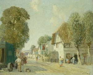 De Herberg in Avebury door William Lee Hankey