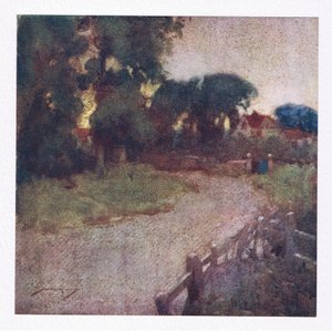 Daar waar een paar gescheurde struiken de plaats onthullen, rees het bescheiden huis van de dorpsprediker door William Lee Hankey