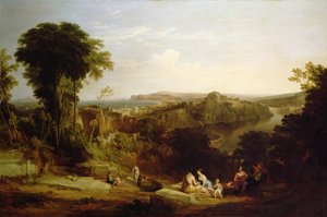 Villa van Lucullus bij Misenum in de Baai van Napels door William Leighton Leitch