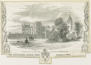 Draton Bassett - "Drayton Manor": houtsnede, nd [ca. 1843] door William Linton