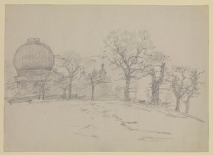 Greenwich (Koninklijk Observatorium) door William Lionel Wyllie