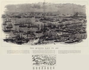 De Marine van de Koningin in 1887