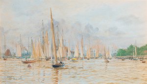 De regatta in Kiel