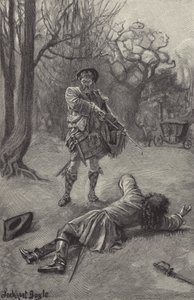 De dood van Rashleigh door William Lockhart Bogle