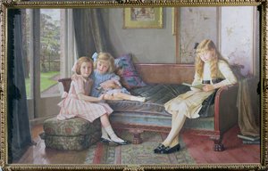 De kinderen van James Todd, 1920 door William Logsdail