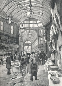 Leadenhall Market, 1891 door William Luker