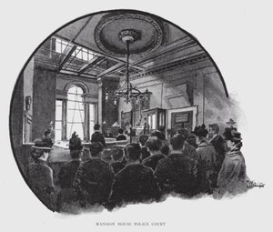Mansion House Politiebureau door William Luker