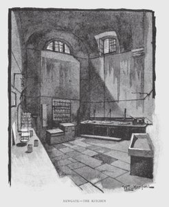 Newgate, de Keuken door William Luker
