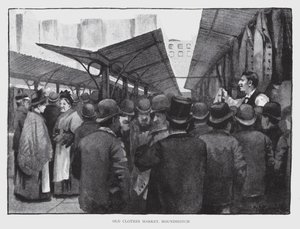 Oude Kledingmarkt, Houndsditch door William Luker