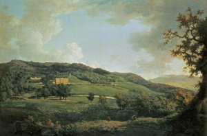 Een uitzicht op Chatsworth