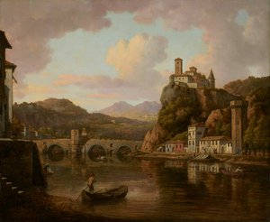 Kasteel aan de Rhône, Frankrijk door William Marlow