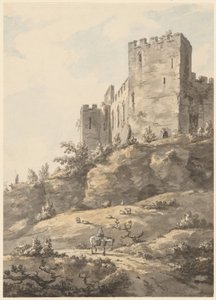 Kasteel Ludlow, Shropshire door William Marlow
