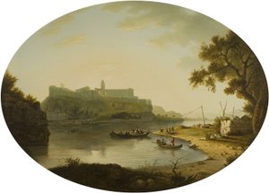 Uitzicht op Villeneuve-les-Avignon, ca. 1770