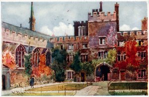 Jesus College door William Matthison