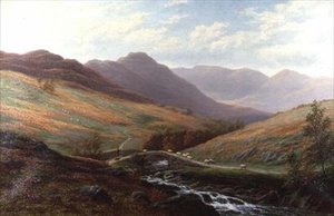 Elter Water en Langdale Pikes, Westmorland