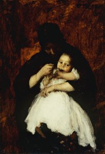 Baby voeden, 1886