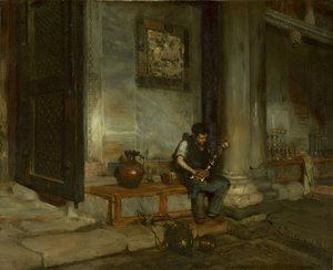 In de Doopkapel van San Marco, Venetië