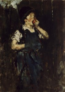 De leerling (jongen met appel)