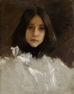 De dochter van de kunstenaar Alice, c.1899 door William Merritt Chase