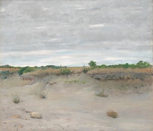 Windgeveegde zand, 1894 door William Merritt Chase