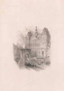 Hotel de Ville, Parijs door William Miller