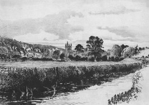 Amersham en de rivier Misbourne, 1904