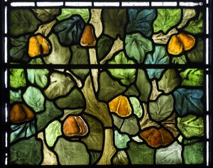 Bladerendetail door William Morris