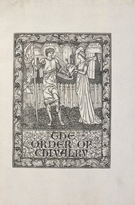 Illustratie door William Morris, voor 