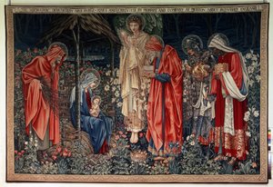 De aanbidding der wijzen door William Morris