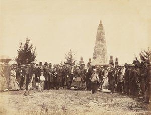 Inwijding van Monument, op Bull Run Slagveld, juni